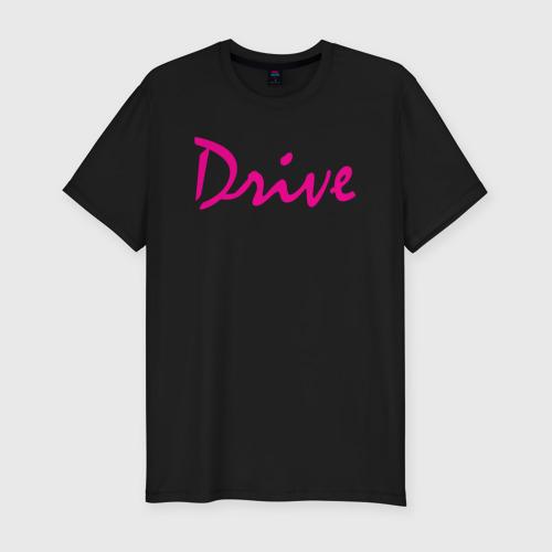 Мужская футболка премиум с принтом DRIVE, вид спереди #2