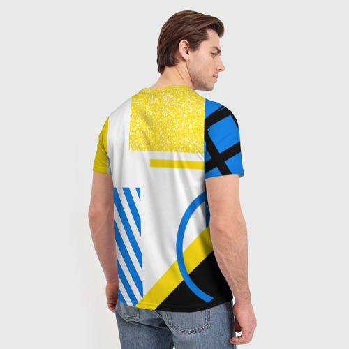 Мужская футболка 3D с принтом ФК «Интер Милан» 2020-21, вид сзади #2