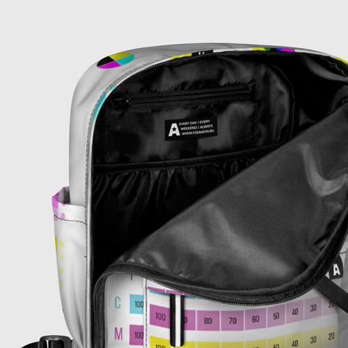 Женский рюкзак 3D с принтом CMYK, фото #5