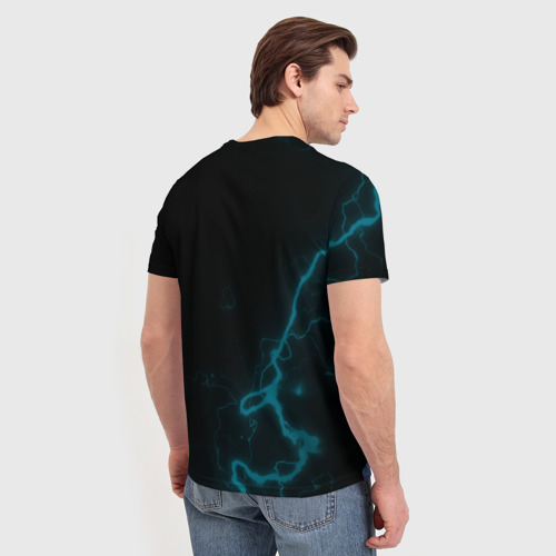Мужская футболка 3D с принтом XIAO, вид сзади #2