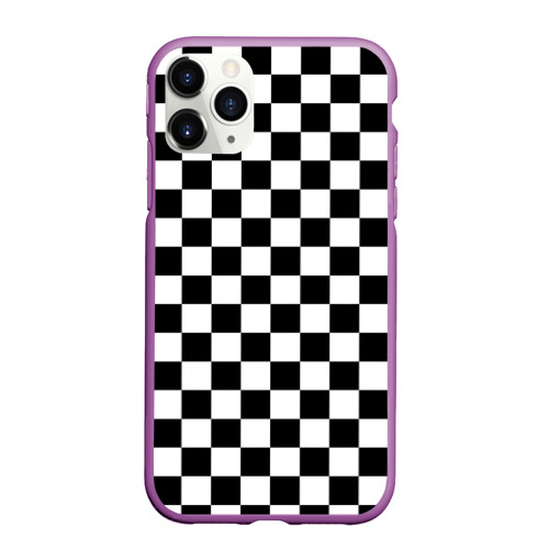 Чехол для iPhone 11 Pro Max матовый с принтом Шахматист, вид спереди #2