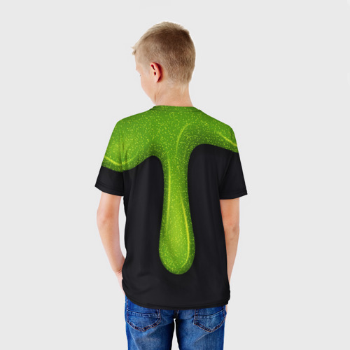 Детская футболка 3D с принтом Базз Buzz Brawl Stars, вид сзади #2