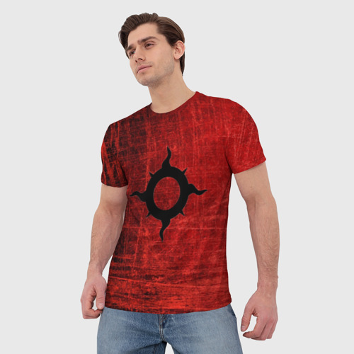 Мужская футболка 3D с принтом Thousand sons, фото на моделе #1