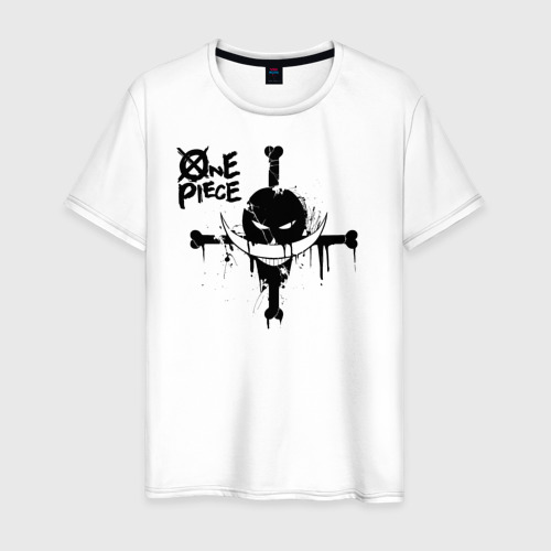 Мужская футболка с принтом Пираты Белоуса One Piece, вид спереди #2