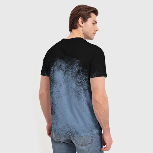 Мужская футболка 3D с принтом Stark House GoT, вид сзади #2