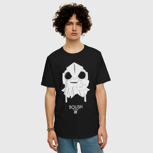 Мужская футболка хлопок Oversize с принтом Тинкер из Доты 2, фото на моделе #1
