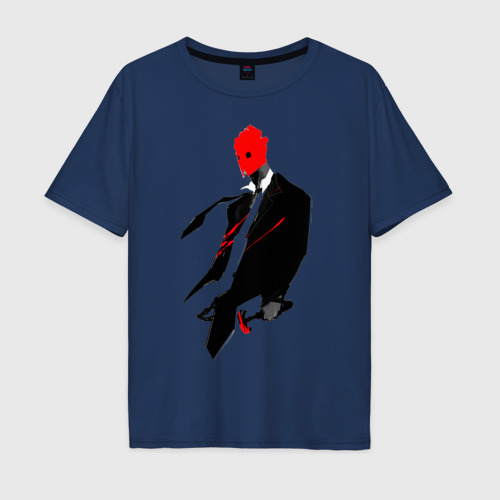Мужская футболка хлопок Oversize с принтом Дорохэдоро Син, вид спереди #2