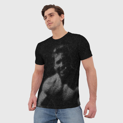 Мужская 3D футболка с принтом Billy Space Star, фото на моделе #1