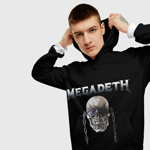 Мужская толстовка 3D с принтом Megadeth, вид сбоку #3