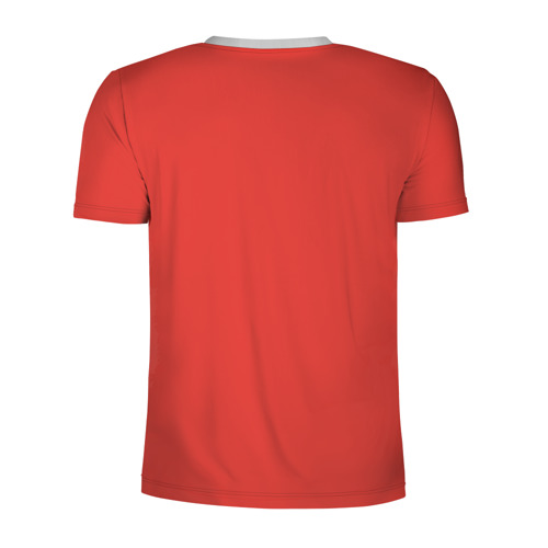Мужская футболка 3D спортивная с принтом Amelie, вид сзади #1