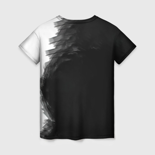 Женская футболка 3D с принтом Zемфира | Зефира, вид сзади #1