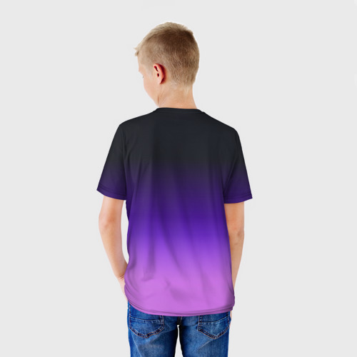 Детская футболка 3D с принтом FNF skid and Pump, вид сзади #2