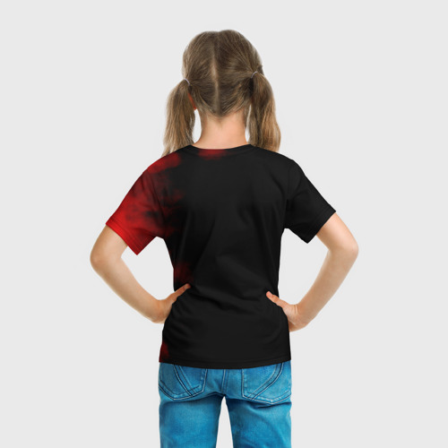 Детская футболка 3D с принтом Михаил Горшенёв Горшок КиШ, вид сзади #2
