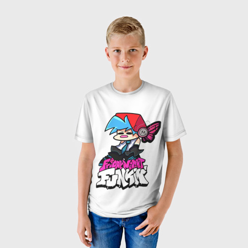 Детская футболка 3D с принтом Бойфренд Boyfriend, фото на моделе #1