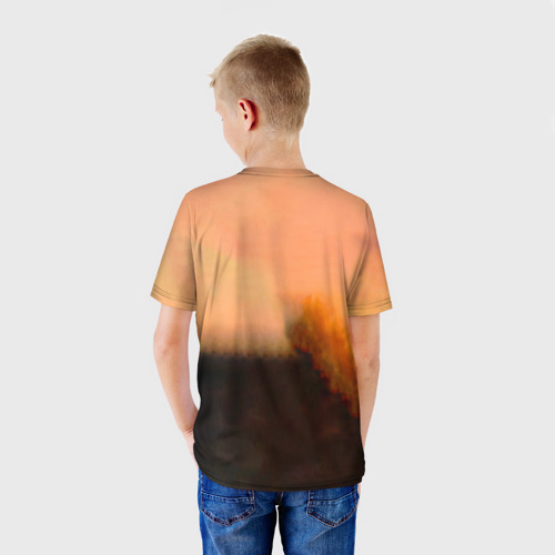 Детская футболка 3D с принтом Агата Кристи OPIUM, вид сзади #2