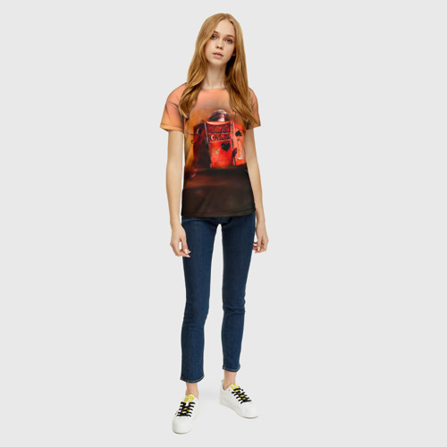 Женская футболка 3D с принтом Агата Кристи OPIUM, вид сбоку #3