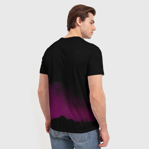 Мужская футболка 3D с принтом Euphoria team, вид сзади #2