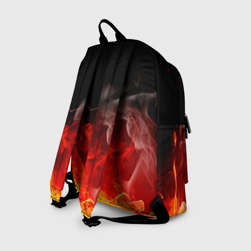 Рюкзак 3D с принтом Ария в огне, вид сзади #1