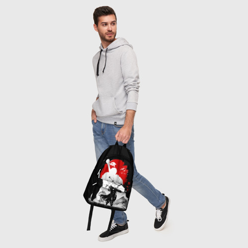Рюкзак 3D с принтом Берсерк силуэт Гатса, фото #5