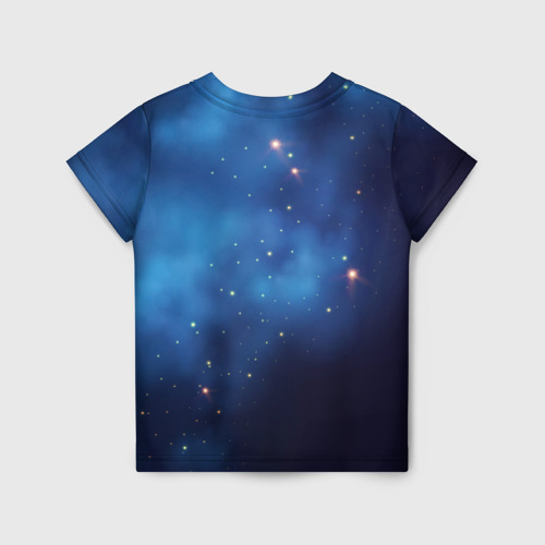 Детская футболка 3D с принтом Ash Brawl Stars, вид сзади #1