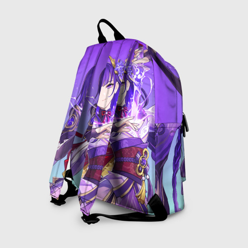 Рюкзак 3D с принтом Genshin Impact, Сёгун Райдэн, вид сзади #1