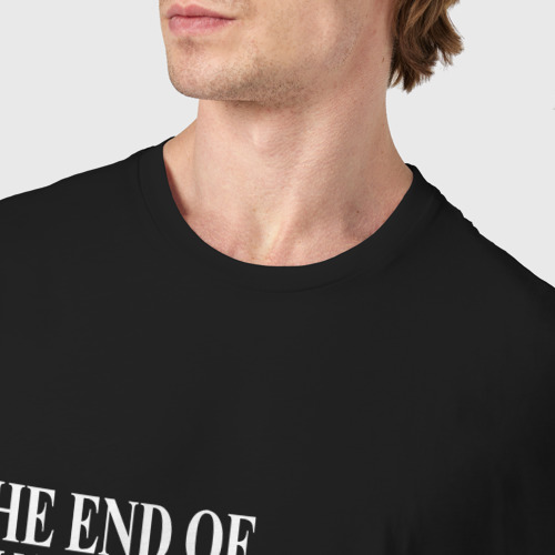Мужская футболка хлопок с принтом THE END OF EVANGELION, фото #4