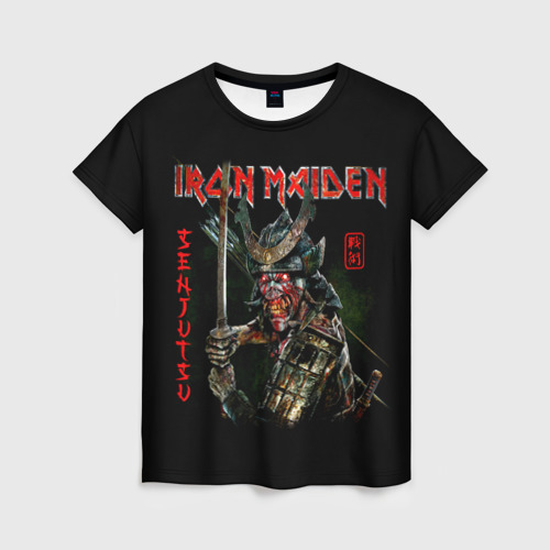 Женская футболка 3D с принтом Iron Maiden, Senjutsu, вид спереди #2