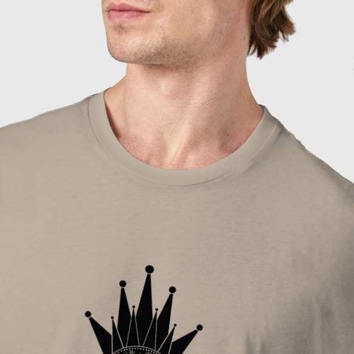 Мужская футболка хлопок с принтом Boris Brejcha Logo, фото #4