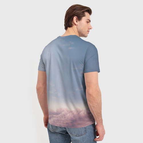 Мужская футболка 3D с принтом No mans sky, вид сзади #2