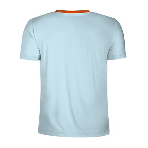 Мужская футболка 3D спортивная с принтом Atlas, вид сзади #1