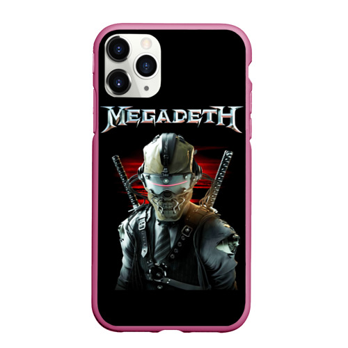 Чехол для iPhone 11 Pro матовый с принтом Megadeth, вид спереди #2
