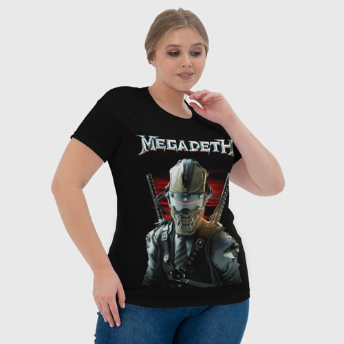 Женская футболка 3D с принтом Megadeth, фото #4
