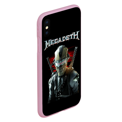 Чехол для iPhone XS Max матовый с принтом Megadeth, вид сбоку #3