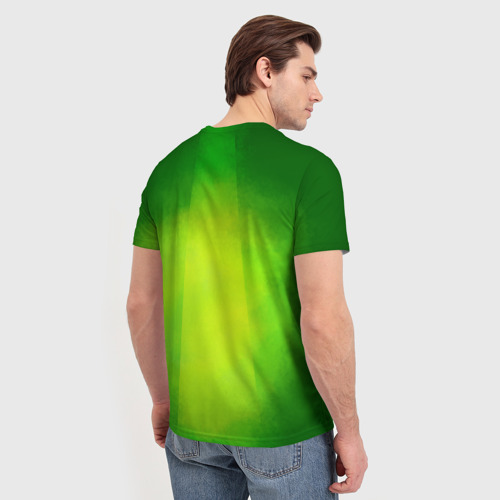 Мужская футболка 3D с принтом Hot Wheels Хот Вилс, вид сзади #2