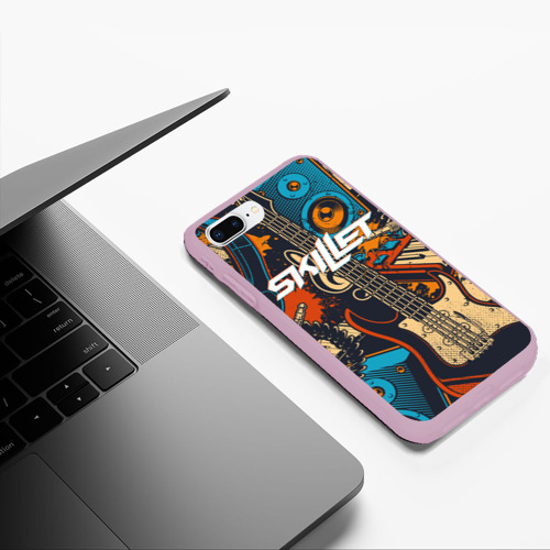 Чехол для iPhone 7Plus/8 Plus матовый с принтом Skillet | Скиллет (Z), фото #5