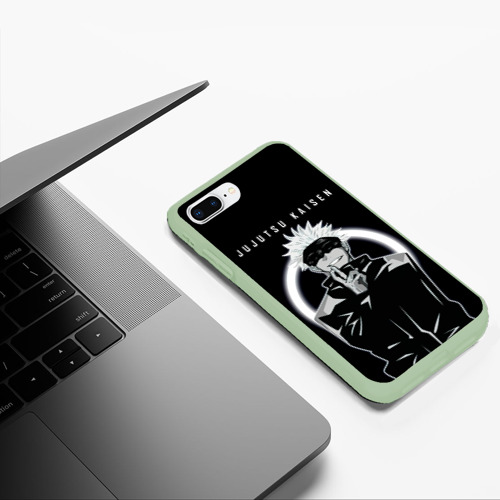 Чехол для iPhone 7Plus/8 Plus матовый с принтом Годжо Сатору Магическая битва, фото #5