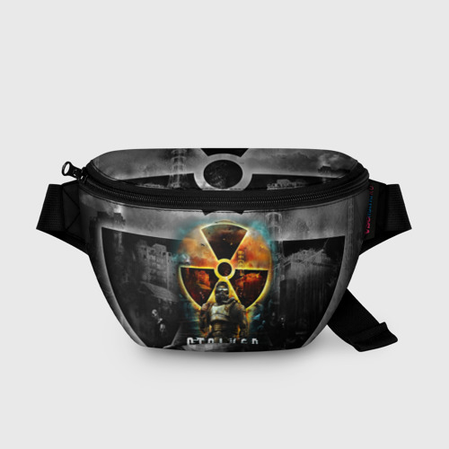 Поясная сумка 3D с принтом STALKER SHADOW OF CHERNOBYL | СТАЛКЕР ТЕНИ ЧЕРНОБЫЛЯ, вид спереди #2