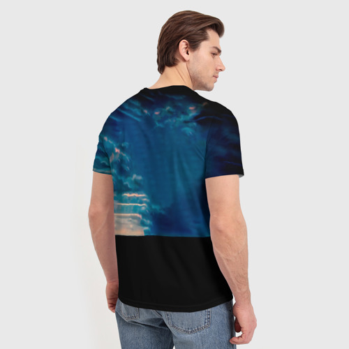 Мужская футболка 3D с принтом Deep Purple - Stormbringer, вид сзади #2