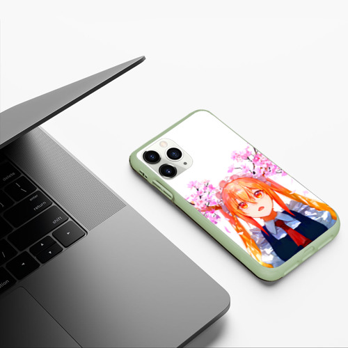 Чехол для iPhone 11 Pro матовый с принтом Горничная Мисс Кобаяши расцветает Тору, фото #5