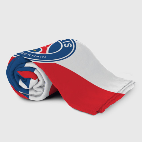 Плед 3D с принтом Paris Saint-Germain FC, фото на моделе #1
