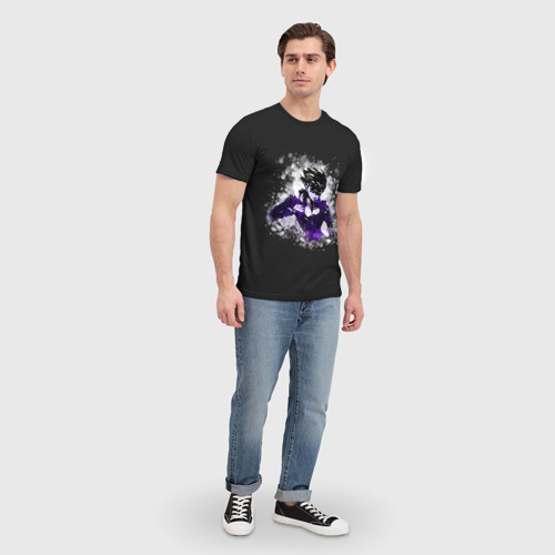 Мужская 3D футболка с принтом Джорно Джованна Джо Джо, вид сбоку #3