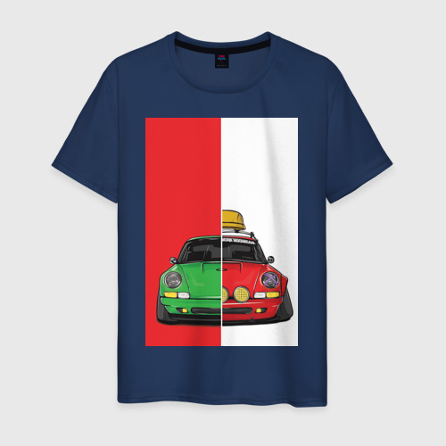 Мужская футболка хлопок с принтом Concept car, вид спереди #2
