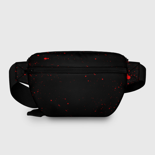 Поясная сумка 3D с принтом DUNGEON MASTER BLOOD ГАЧИМУЧИ, вид сзади #1