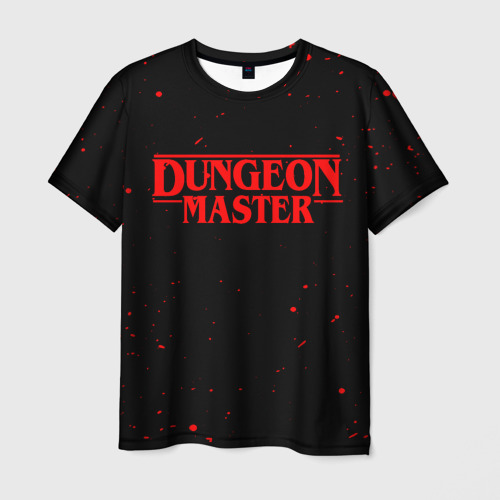 Мужская 3D футболка с принтом DUNGEON MASTER BLOOD ГАЧИМУЧИ, вид спереди #2