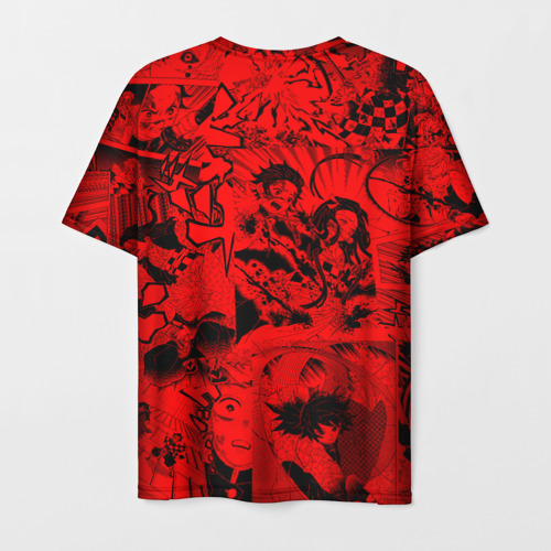 Мужская 3D футболка с принтом Иноске, Клинок, рассекающий демонов, вид сзади #1