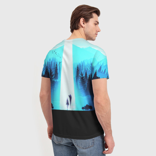 Мужская футболка 3D с принтом Mobile Legends bang bang моба Легендс, вид сзади #2