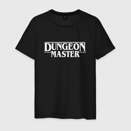 Мужская футболка с принтом DUNGEON MASTER / ГАЧИМУЧИ БЕЛЫЙ, вид спереди #2