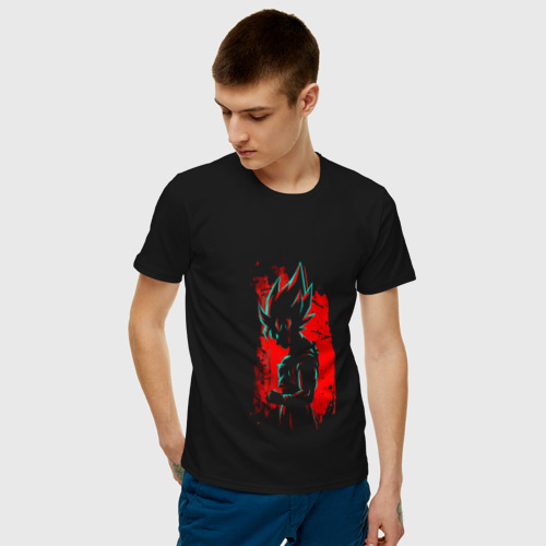Мужская футболка с принтом Dragon ball,, фото на моделе #1