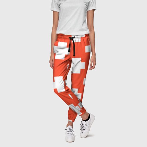 Женские брюки 3D с принтом Кофта Риты Toca life world, фото на моделе #1
