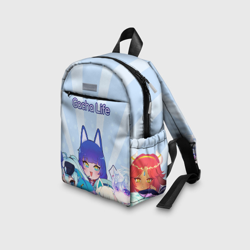 Детский рюкзак 3D с принтом Gacha Club Character, вид сбоку #3